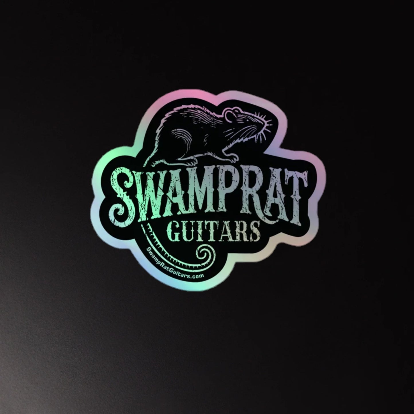 Swamp Rat Guitars Holographic Sticker