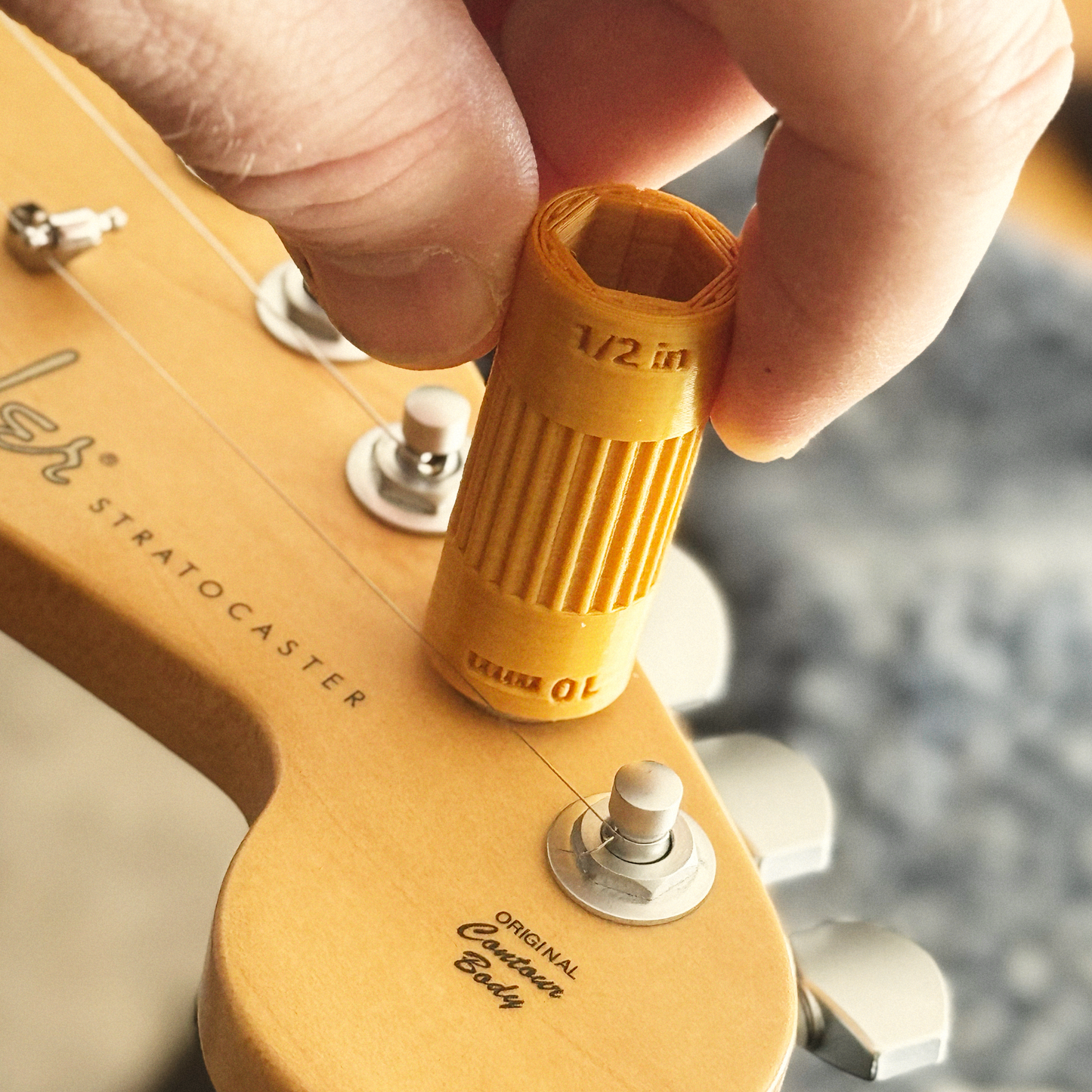 Dual-End Guitar Finger Socket Wrench – 1/2” & 10mm